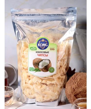 Nut East Coconut chips without sugar are natural beneficial 500 g