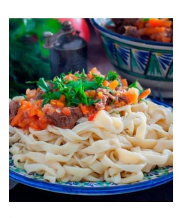 MaxStory Lagmann noodles of hard wheat varieties 3 pcs. 250 g - Buy Online on GoSupps.com