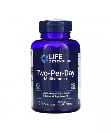 Life extension Two per day multivitamin complex 60 capsules - Buy Online on GoSupps.com