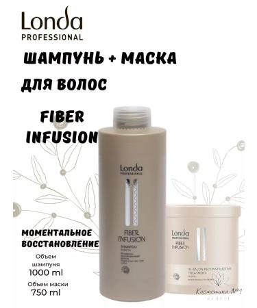 Londa Professional Londa Fiber Infusion set of shampoo1l mask750ml - Buy Online on GoSupps.com