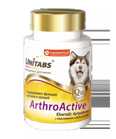 UNITABS Arthrooactive vitamins for dogs with Q10 for joints 100 tab