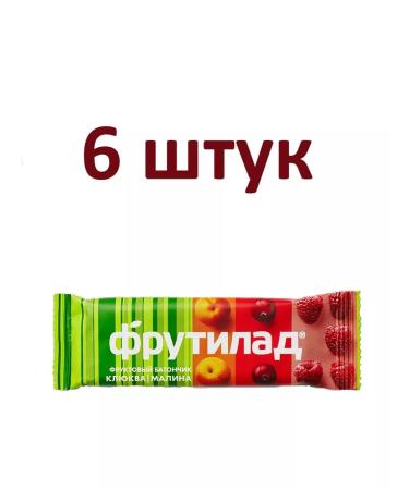 Frutilade Fruit bar cranberries+raspberry 30 g 6 pieces