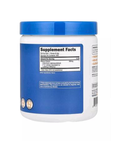 Nutricost Blueberry powder 250 g - Buy Online on GoSupps.com