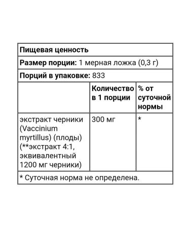 Nutricost Blueberry powder 250 g - Buy Online on GoSupps.com