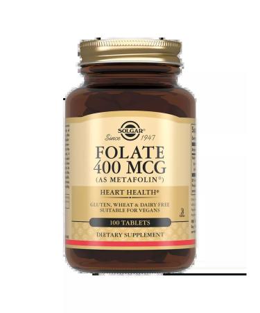 SOLGAR Folat 400 g metapolin 100pcs