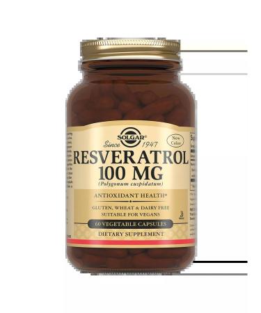 SOLGAR Resveratrol 100 mg 60pcs