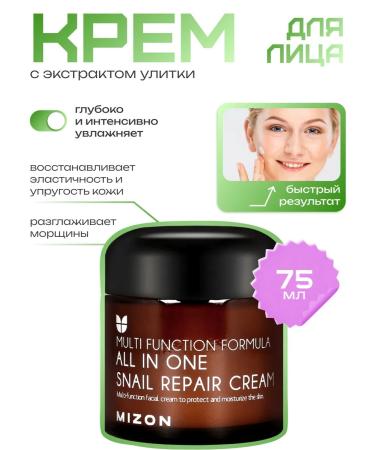 MIZON Facial cream with snail mucin 75 ml