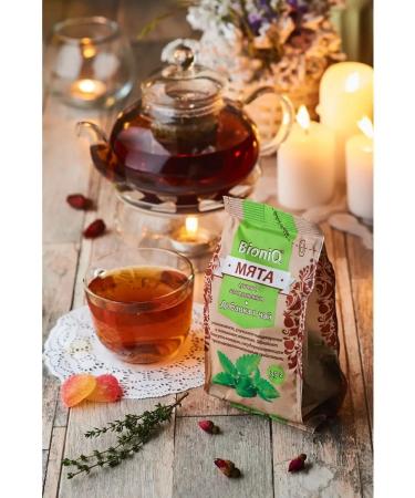 BioniQ Peppermint pepper additive in tea 35g a set of herbs - Buy Online on GoSupps.com