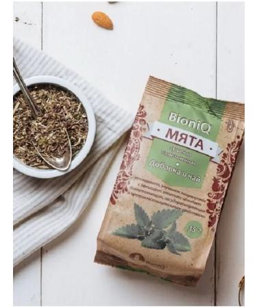 BioniQ Peppermint pepper additive in tea 35g a set of herbs - Buy Online on GoSupps.com