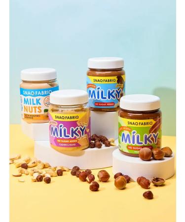 Snaq Fabriq Milky Paste Milk with cashew without sugar 250g - Buy Online on GoSupps.com