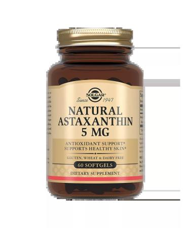 SOLGAR Astaxantin 5 mg from micro -crossbars 60 pcs