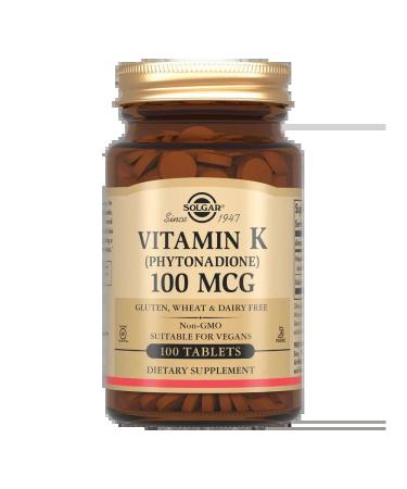 SOLGAR Vitamin K1 100 mcg 100pcs