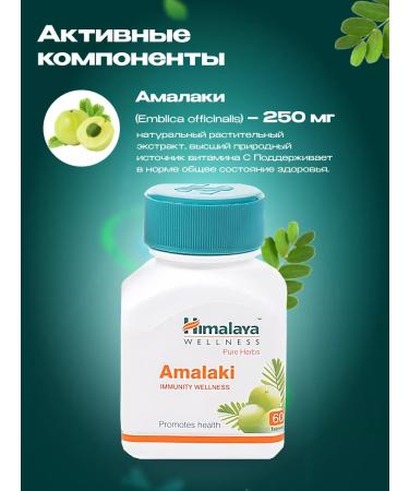Himalaya Herbals Amla Amlaki Amalaki Himalaya 2x60 Tab - Buy Online on GoSupps.com