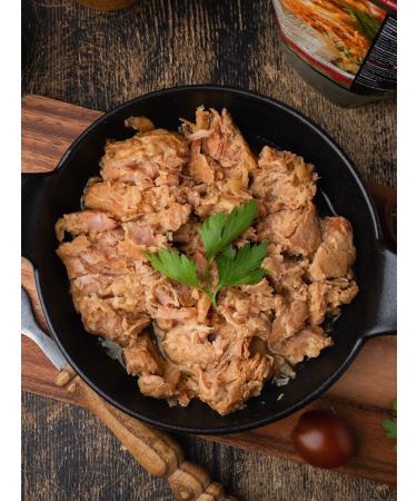 Kronidov Turkey fillet in its own juice 300 g - 3 pcs - Buy Online on GoSupps.com