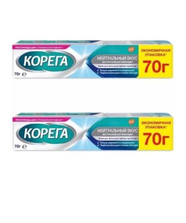 Corega Korega neutral taste Cream for fix. prostheses 70 g 2pcs