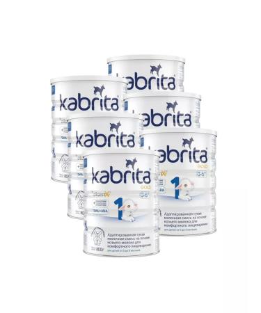 Kabrita Set 6x mixture 1 Gold (0-6 months) 800g