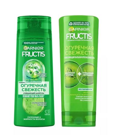 Garnier Hair set "Cucumber freshness"