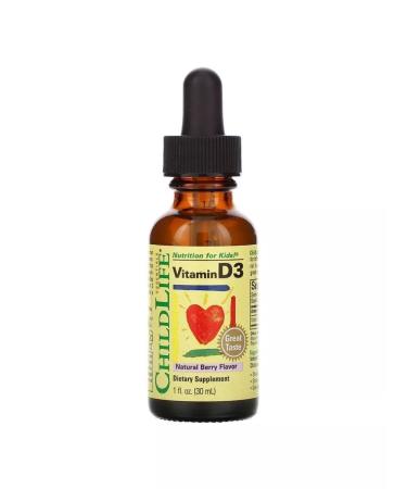 ChildLife Vitamin D3 with the taste of natural berries 30 ml