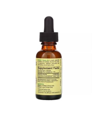 ChildLife Vitamin D3 with the taste of natural berries 30 ml - Buy Online on GoSupps.com