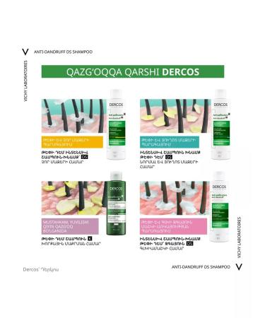 VICHY DERCOS Dercos hair shampoo against dandruff and seborrhea 200 ml - Buy Online on GoSupps.com