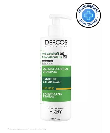 VICHY DERCOS Dercos intense shampoo against dandruff for dry hair - Buy Online on GoSupps.com