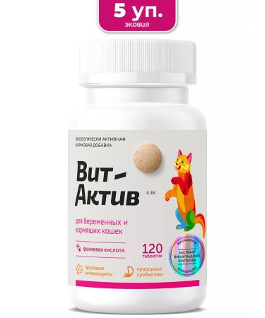 Vit-Active A complex of vitamins for pregnant and nursing cats