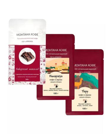 Montana coffee Coffee Seth (3*100g) Bavarian shock. Nicaragua Peru - Buy Online on GoSupps.com
