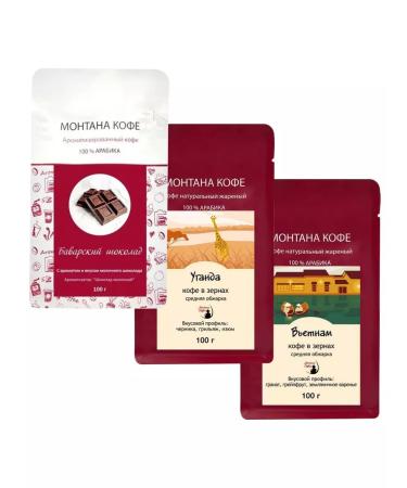 Montana coffee Coffee Seth (in granny) 300 g (3*100g) Bavarian chocolate UGA - Buy Online on GoSupps.com