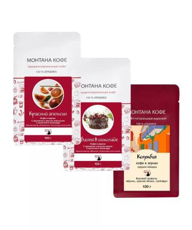 Montana coffee Coffee Seth (3*100g) is red. Ap. Cherry in shock-th Columbia - Buy Online on GoSupps.com