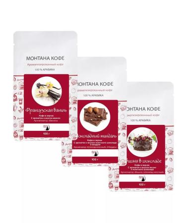 Montana coffee Coffee Seth (3*100) Fran. Vanil shock. almonds cherry shock - Buy Online on GoSupps.com