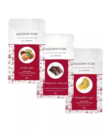 Montana coffee Coffee Seth (3*100g) walnut Bavarian shock. Banana mousse - Buy Online on GoSupps.com