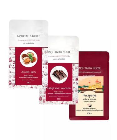 Montana coffee Coffee Seth (3*100g) walnut Bavarian shock. Nicaragua - Buy Online on GoSupps.com