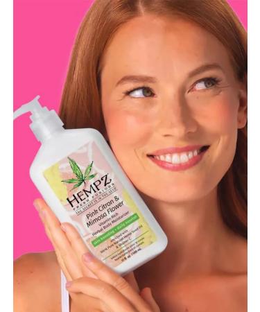 HEMPZ Moisturizing pink lemon and mimosa 500 ml - Buy Online on GoSupps.com