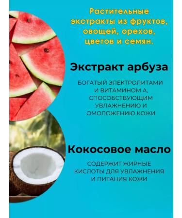 HEMPZ Milk for the body "Coconut and watermelon" 500 ml - Buy Online on GoSupps.com