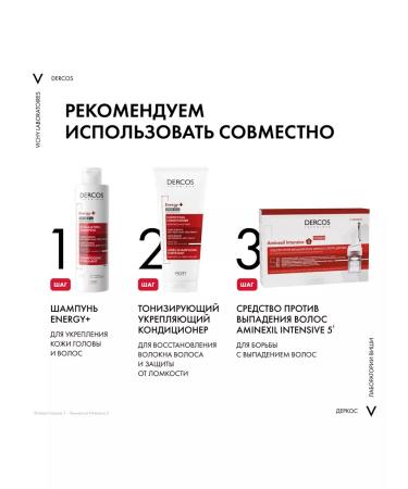 VICHY DERCOS Dercos Energy+ hair shampoo against falling out 200 ml - Buy Online on GoSupps.com