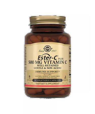 SOLGAR Esther-S Plus vitamin C 500 mg 50pcs