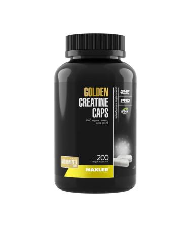 maxler Micronized creatine Golden Creatine Caps 200