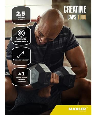 maxler Micronized creatine Golden Creatine Caps 200 - Buy Online on GoSupps.com