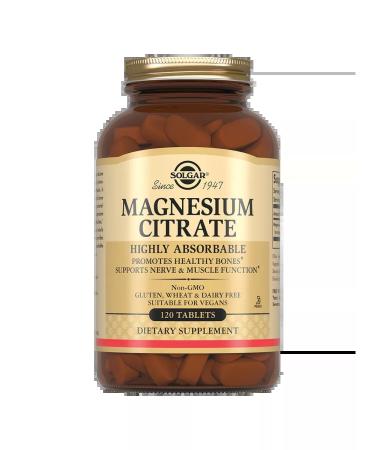 SOLGAR Magnesium citrate 120pcs