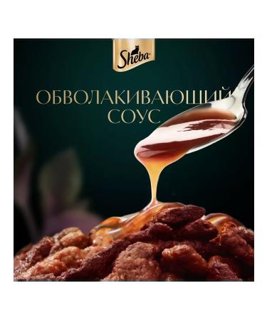 Sheba Wet food for cats beef rabbit in sauce 75 g 10 pcs - Buy Online on GoSupps.com