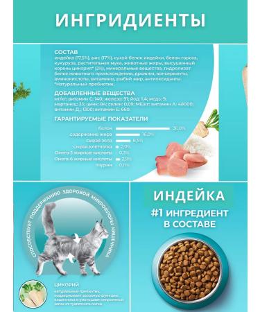 PURINA ONE Feed for domestic cats dry with a turkey 3 kg - Buy Online on GoSupps.com