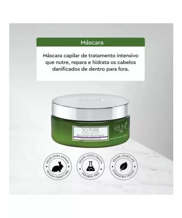 KEUNE So Pure Mask Restoring Recover Treatment 200 ml - Buy Online on GoSupps.com