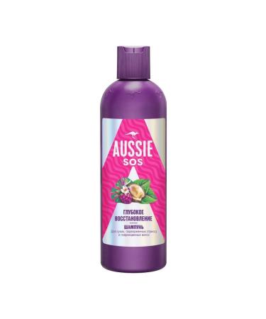 Aussie SOS shampoo deep recovery 290ml 2pcs - Buy Online on GoSupps.com