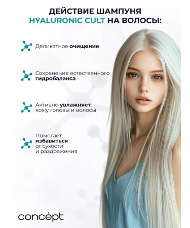 CONCEPT MOSCOW Moisturizing hyaluronic Proway 400ml shampoo - Buy Online on GoSupps.com