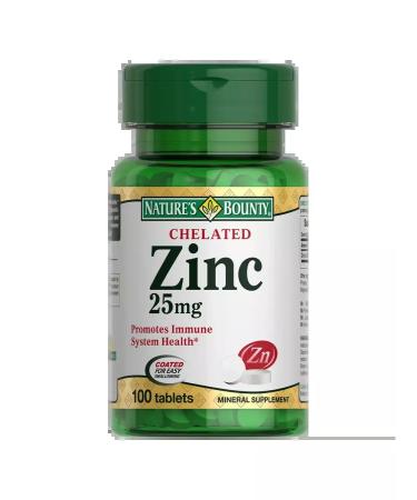 Nature's Bounty HEALAT Zinc 25 mg 100 pcs