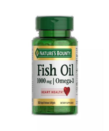 Nature's Bounty Fish oil 1000 mg 50 pcs