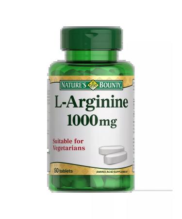 Nature's Bounty L-Arginine 1000 mg 50 pcs