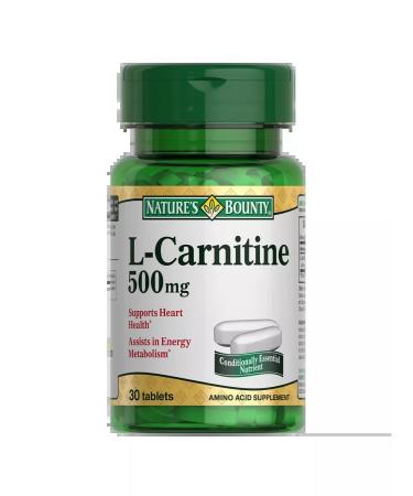 Nature's Bounty L-carnitine 500 mg 30 pcs