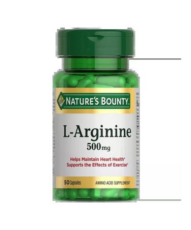 Nature's Bounty L- Arginine 500 mg 50 pcs