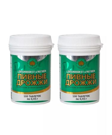 Svobodny JSC Brewer's beer yeast in 1 and magnesium 100 pcs 2UP